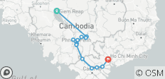  Spiritual Cambodia and The Mekong Siem Reap → Ho Chi Minh City (2024) - 14 destinations 