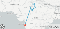  Höhepunkte des Goldenen Dreiecks und Mumbai (2023) - 6 Destinationen 