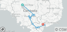  Das Wesentliche aus Vietnam und Kambodscha von Siem Reap nach Ho Chi Minh Stadt (2023) - 13 Destinationen 