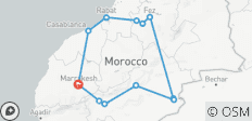 Von Marrakech nach Marrakech (9 Tage) Marokkanische Rundreise - 12 Destinationen 