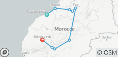  CASABLANCA naar MARRAKECH (8 dagen) Hoogtepunten van Marokko - 9 bestemmingen 