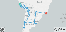  Lima To Rio (87 Days) Kingdoms &amp; Carnivals - 33 destinations 