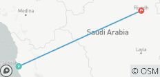  Maßgeschneiderter Familienurlaub in Saudi-Arabien, täglicher Start &amp; privater Reiseführer - 3 Destinationen 