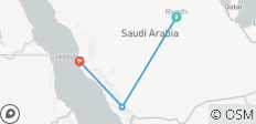  Viaje personalizado de 10 días a Arabia Saudita - salida diaria - 3 destinos 