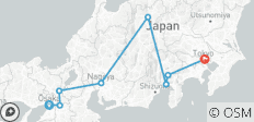  Prächtiges Japan mit Nagoya (3* Sterne Hotels) - 10 Tage - 8 Destinationen 
