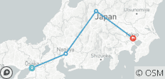  10 Tage wunderschönes Japan - 4 Destinationen 