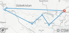  Customized Private Uzbekistan Adventure in 10 Days, Daily Departure - 7 destinations 