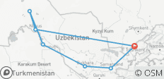  Customized Uzbekistan Vacation with Desert Safari, Daily Departure - 7 destinations 