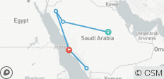  Ganz Saudi-Arabien - Pauschalreise 14 Tage - 6 Destinationen 