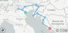  Descubrimiento del Adriático: Norte de Italia, Eslovenia y Croacia 2023 - 14 destinos 