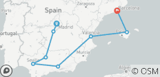  Spanien Rundreise mit Silvester in Madrid (von Madrid nach Barcelona) - 8 Destinationen 