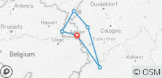  Aachen: Sporty Tour in Three Countries (7 days) - 6 destinations 