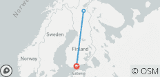  Die Nordlichter von Finnland - 3 Destinationen 