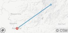  Wandelen &amp; backpacken in de Appalachen van North Carolina - 3 bestemmingen 