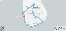  Aventure à vie au Sri Lanka - 12 destinations 