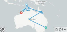  Naturwunder Australiens &amp; die Kimberley-Küste - eine Kreuzfahrt &amp; Landreise - 14 Destinationen 