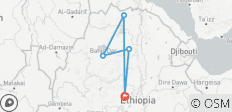  Tailor-Made Ethiopia Safari Tour, Daily Departure &amp; Private Guide - 5 destinations 