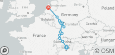  Rhin romantique avec 3 nuits au lac de Côme et 1 nuit à Lucerne et au Mont Pilate (vers le nord) - 13 destinations 