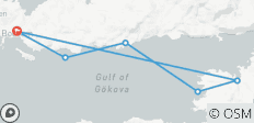  Bodrum - Gokova - Bodrum mit m/s Boreas - 6 Destinationen 