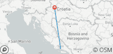  Split and Zagreb, Private Tour - 2 Destinationen 