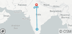  Goldenes Dreieck Privatreise ab Bangalore - 5 Destinationen 