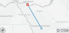  Victoria Falls &amp; Hwange, 6 Days Safari Experience - 3 destinations 