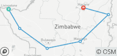  El mejor safari personalizado por Zimbabue, salida diaria y circuito privado - 6 destinos 