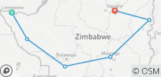  Tailor-Made Best Zimbabwe Safari Tour, Daily Departure &amp; Private Trip - 6 destinations 