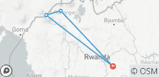  Circuito privado personalizado a Ruanda para ver gorilas con salida diaria - 4 destinos 