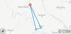  Circuit de nuit à Agra depuis Delhi avec Fatehpur Sikri - 4 destinations 