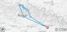  Kleingruppe Annapurna Circuit Trek 12 Tage - 17 Destinationen 
