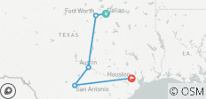 Einfach Texas - 5 Destinationen 