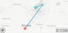  Mount Meru Besteigung Tansania - 4 Tage - 3 Destinationen 