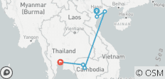  Hoogtepunt van Zuidoost-Azië in 10 dagen - Halong Bay / Siem Reap / Bangkok - 6 bestemmingen 