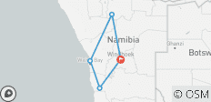 Namibia Höhepunkte ab Windhoek - 7 Tage - 5 Destinationen 