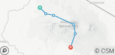  Mount Kilimanjaro Climbing Northern Circuit 9 Days Tanzania (all accommodation and transport are included) - 6 destinations 