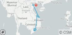 Vietnam Eindrücke 10 Tage - Vom Süden in den Norden - 7 Destinationen 