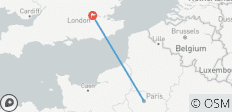  Unabhängiger Aufenthalt in Paris &amp; London City - 2 Destinationen 