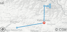  Excursionismo por el valle de Langtang y safari por la jungla de Chitwan - 10 destinos 