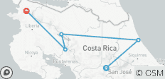  Selbst geführter Aufenthalt in Costa-Rica-Wunder mit Tortuguero &amp; Guanacaste - 5 Destinationen 