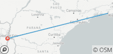  Independent Rio de Janeiro and Iguassu Falls - 2 destinations 
