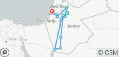  Tief eintauchen: Jordanien &amp; Israel - 12 Destinationen 