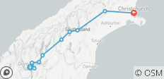  Ski New Zealand: 7 Day Snow Safari (Queenstown to Christchurch) - 10 destinations 