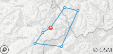 Mont Blanc TMB Circuit - 7 Destinationen 