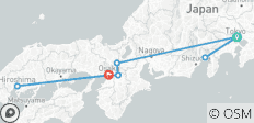  8 jours - Circuit Japon Premium en mini-groupe avec hôtels 3/4 étoiles (Max 6 personnes) - 11 destinations 