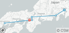  8 Days Top Japan Mini Group Tour with 3&amp;4 Stars Hotels, Max 6 People - 7 destinations 