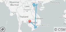  Das Erbe Vietnams und Kambodschas 10 Tage - Halong Bucht / Mekong Delta / Siem Reap - 9 Destinationen 