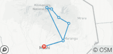  Escalada al Kilimanjaro por la ruta Marangu 6 días - 8 destinos 