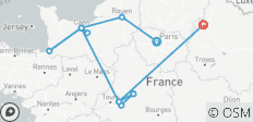 Heart of France: Paris, Normandy, Loire Valley &amp; Champagne - 12 destinations 