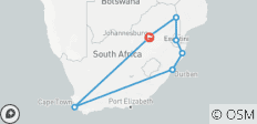  Zuid-Afrika hoogtepunten &amp; safari - 10 bestemmingen 